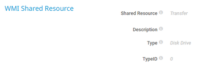 WMI Shared Resource WMI Shared Resource